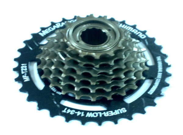 קסטה Shimano MegaRange עם 7 הילוכים