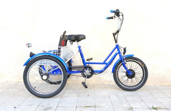 tlat ofan tzar b1 (Small) תלת אופן חשמלי צר 60 ס״מ עם סוללת 48V 20Ah