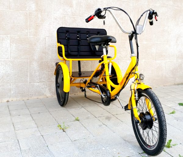 תלת אופן חשמלי משפחתי Fisher Family Premium