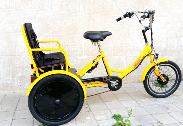 תלת אופן חשמלי משפחתי Fisher Family Premium
