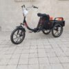 תלת אופן חשמלי עם ארגז גדול שהופך לספסל לילדים