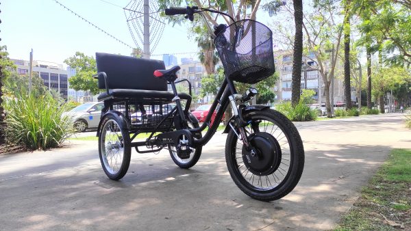 IMG_20210609_114132 תלת אופן חשמלי Fisher TRIKE Premium 2026 עם ספסל מתקפל