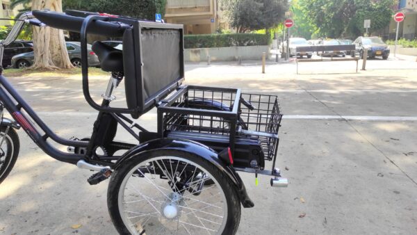 IMG_20210613_155836 תלת אופן חשמלי Fisher TRIKE Premium 2026 עם ספסל מתקפל