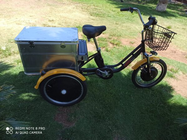 WhatsApp Image 2023-01-09 at 12.42.13 תלת אופן חשמלי Fisher TRIKE 2026 עם ארגז אחורי ננעל