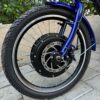 תלת אופן חשמלי משפחתי Fisher Family Blue 2026 עם ספסל