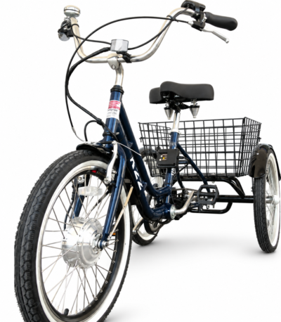 תלת אופן חשמלי GreenBike 36V עם גלגלי 20 אינץ׳ — צילום סטודיו ערוך תלת אופן חשמלי GreenBike 36V עם גלגלי 20 אינץ׳