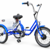 תלת אופן חשמלי צר 60 ס״מ עם סוללת 48V 20Ah — צילום סטודיו ערוך תלת אופן חשמלי צר 60 ס״מ עם סוללת 48V 20Ah